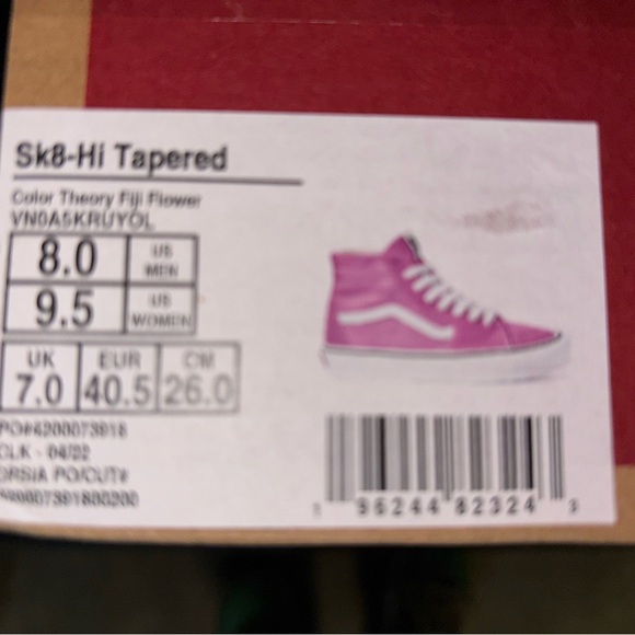 Vans Sk8-Hi Tapered sz 8.0 Men’s 9.5 Women’s - Picture 12 of 12